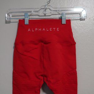 Alphalete Red Revival Leggings